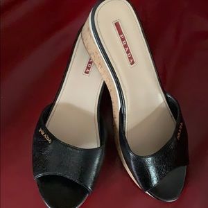 Authentic Prada wedges
